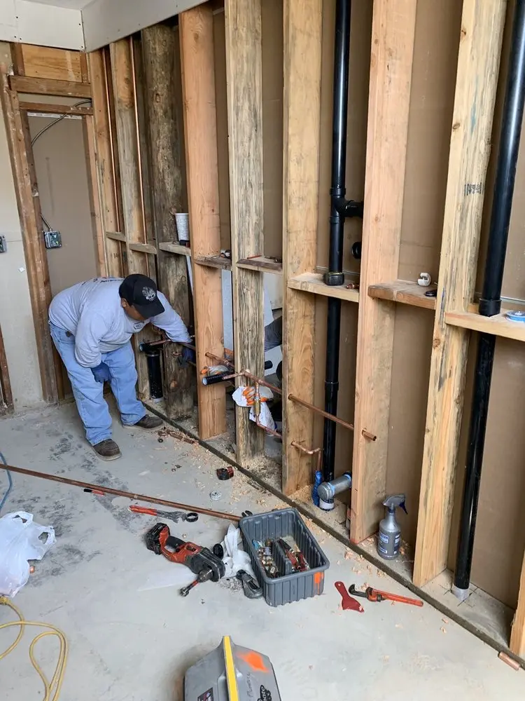 Commercial rough-in plumbing for Water Heater Replacement in Pond Village